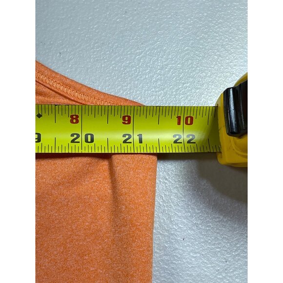 Ideology Womens Orange Shock Tank Top X-Large Lightweight Sleeveless Shirt - Picture 4 of 10